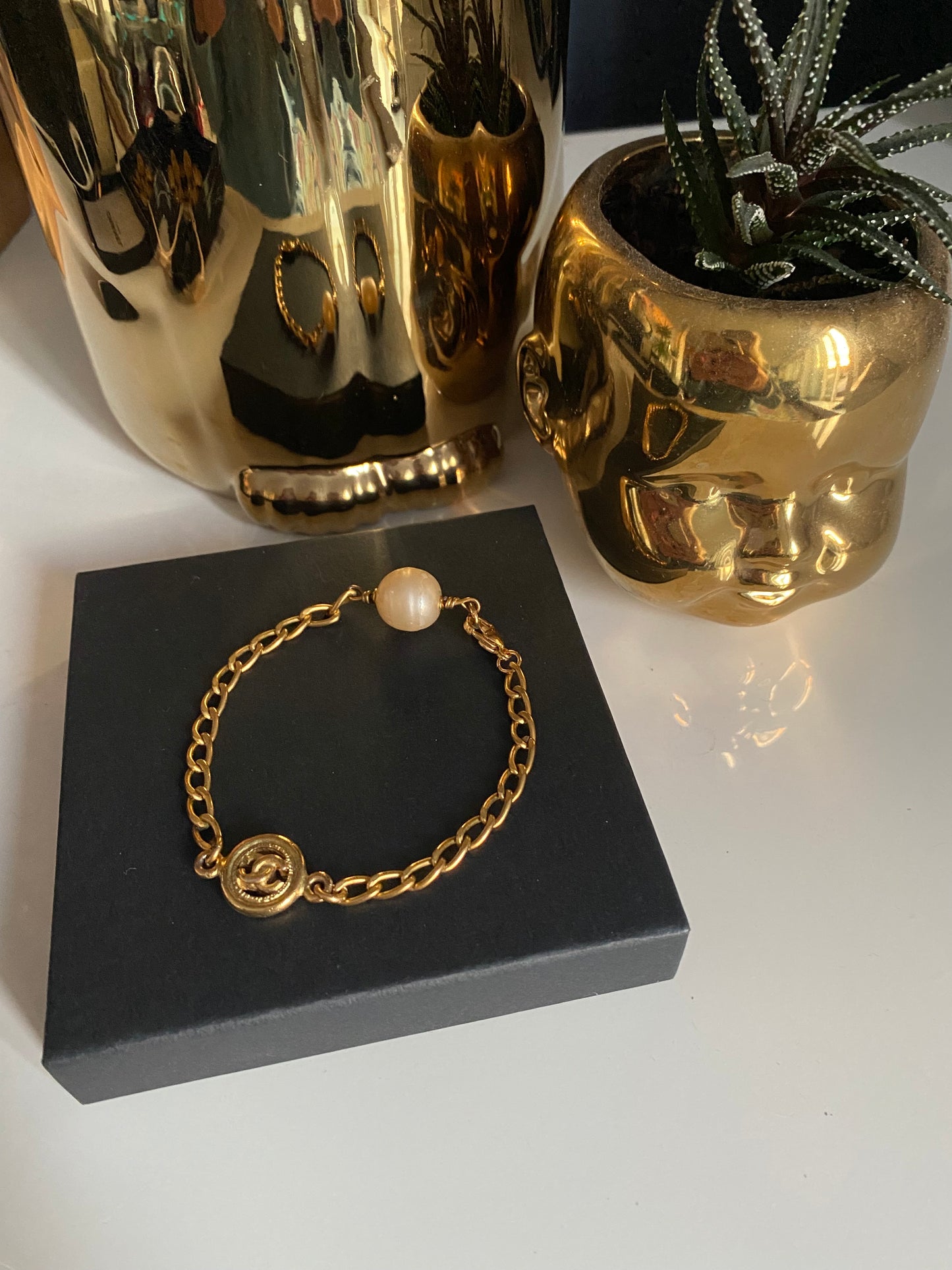 Authentic vintage Chanel reworked bracelet