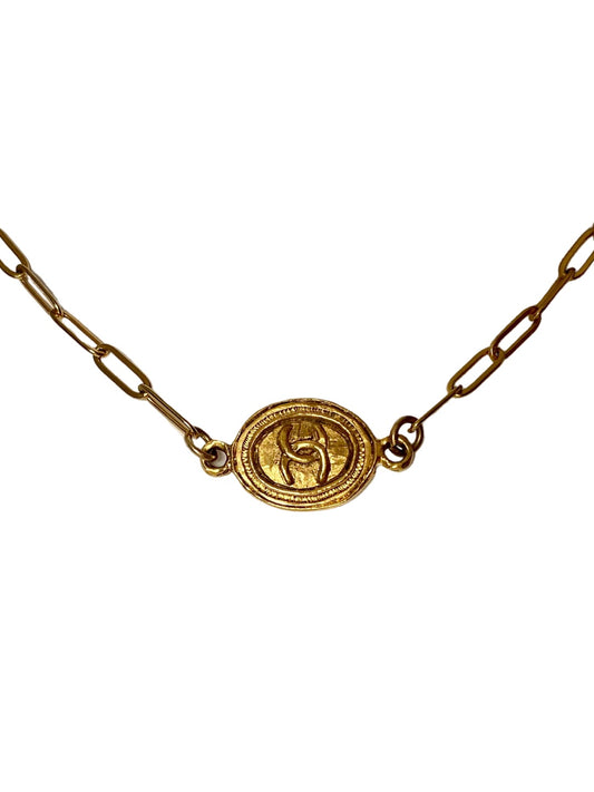 Authentic CHANEL pendant reworked Necklace