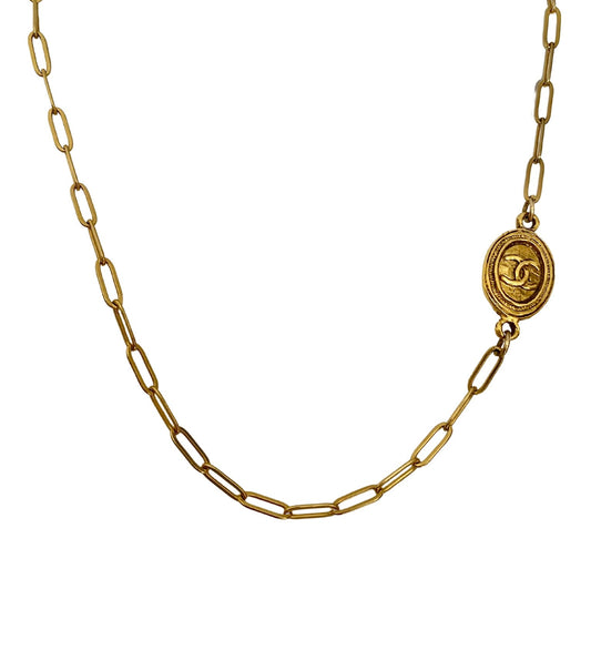 Authentic CHANEL pendant reworked necklace - 21 inches