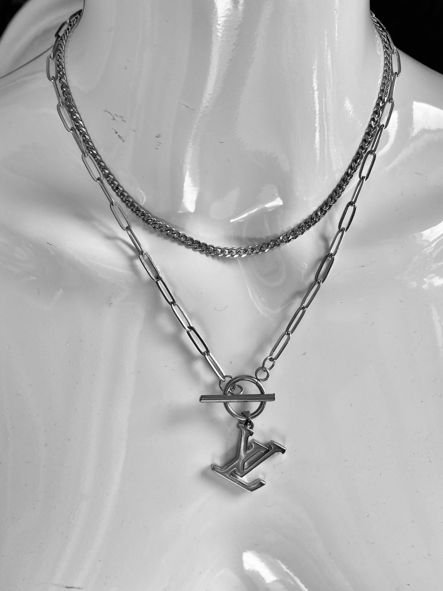 DARCY silver anti-tarnish chain necklace