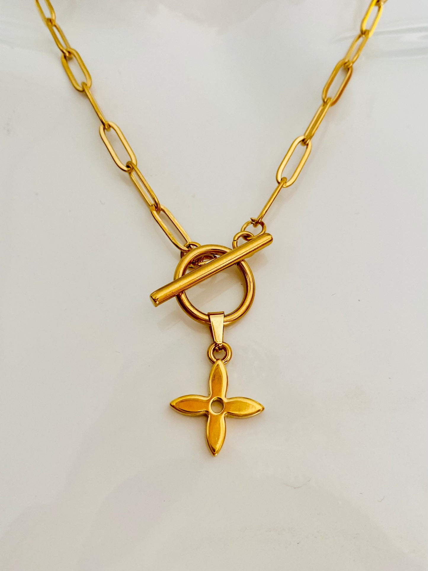 Authentic LOUIS VUITTON Pastilles vintage pendant reworked necklace