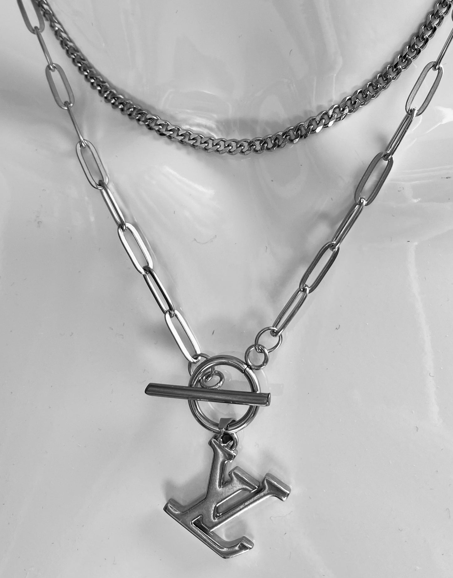 DARCY silver anti-tarnish chain necklace