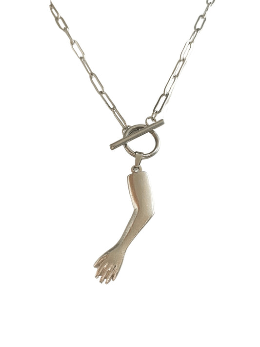 Authentic preloved vintage recycled repurposed reworked unique designer necklace jewellery anti-tarnish Christian DIOR silver non tarnish