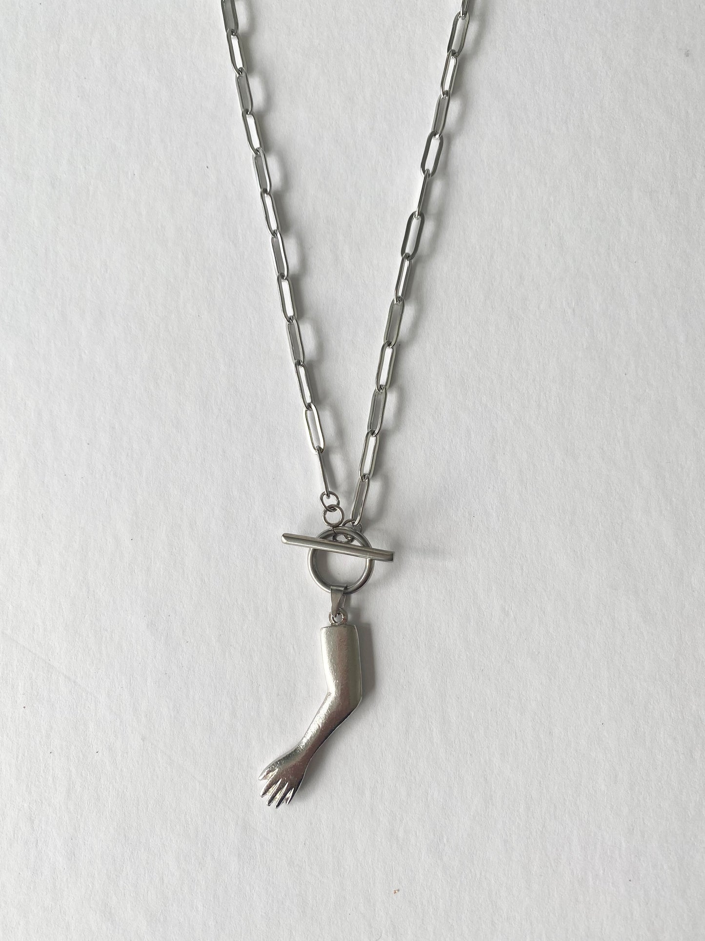 Authentic preloved vintage recycled repurposed reworked unique designer necklace jewellery anti-tarnish Christian DIOR silver non tarnish