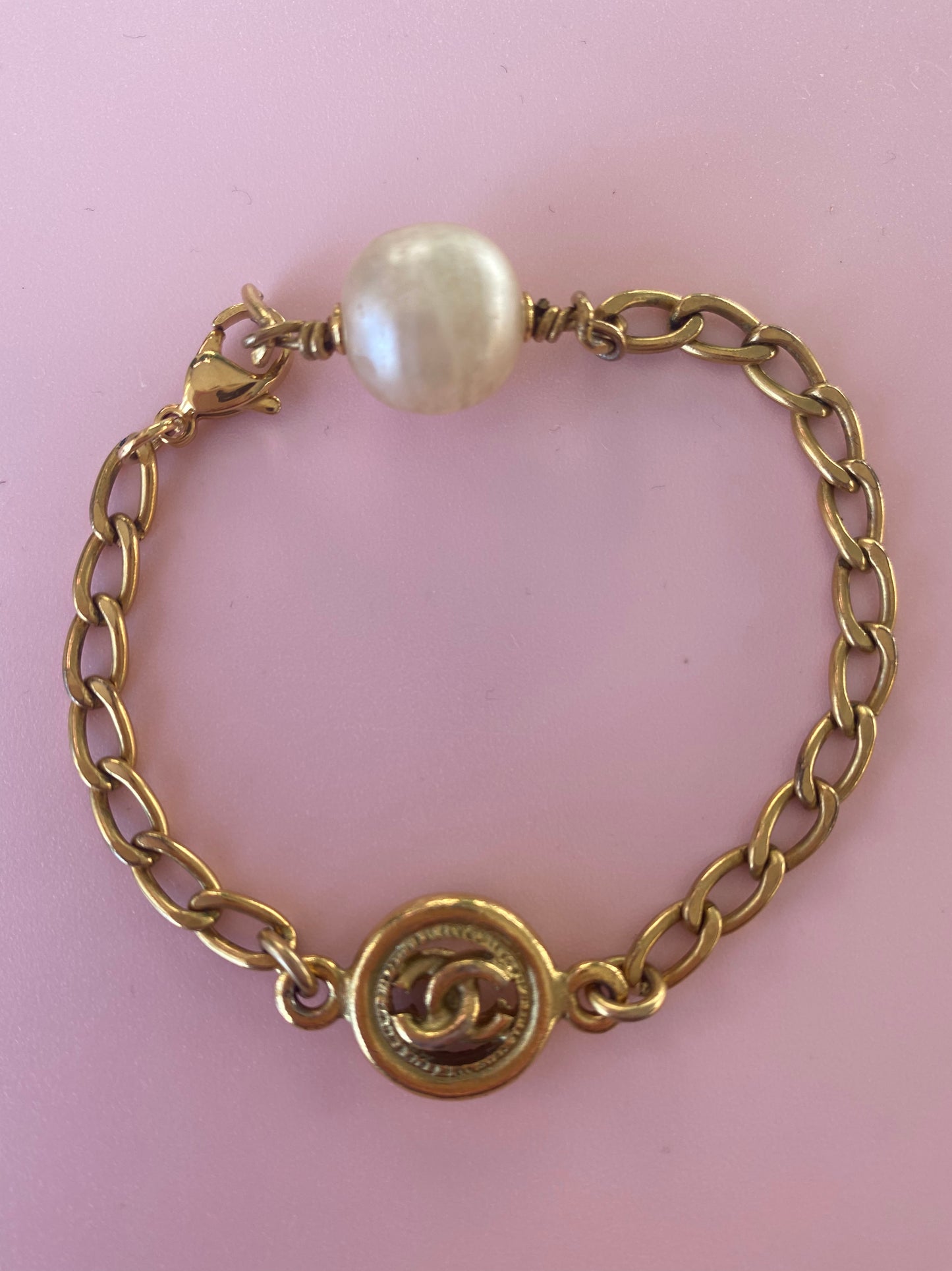 Authentic vintage Chanel reworked bracelet