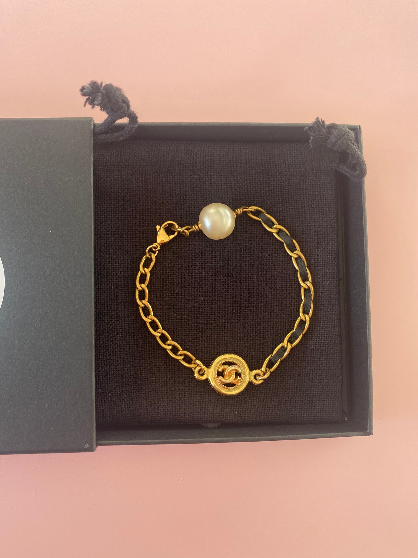 Authentic vintage Chanel reworked bracelet