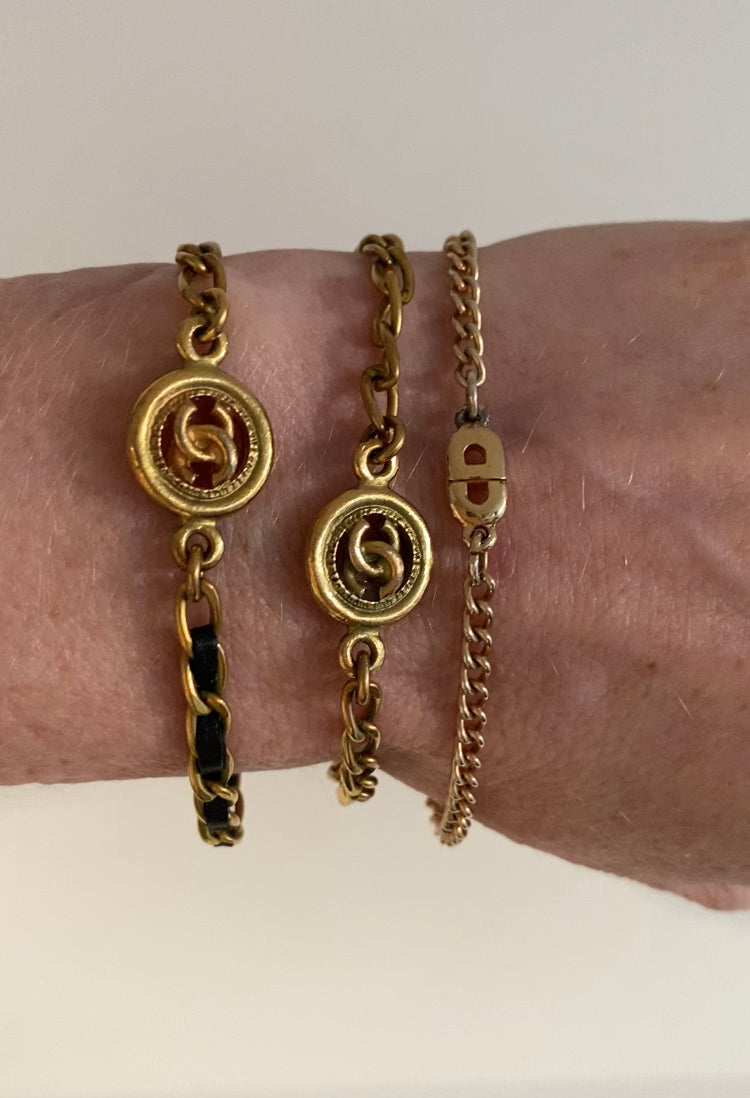 Authentic vintage Chanel reworked bracelet