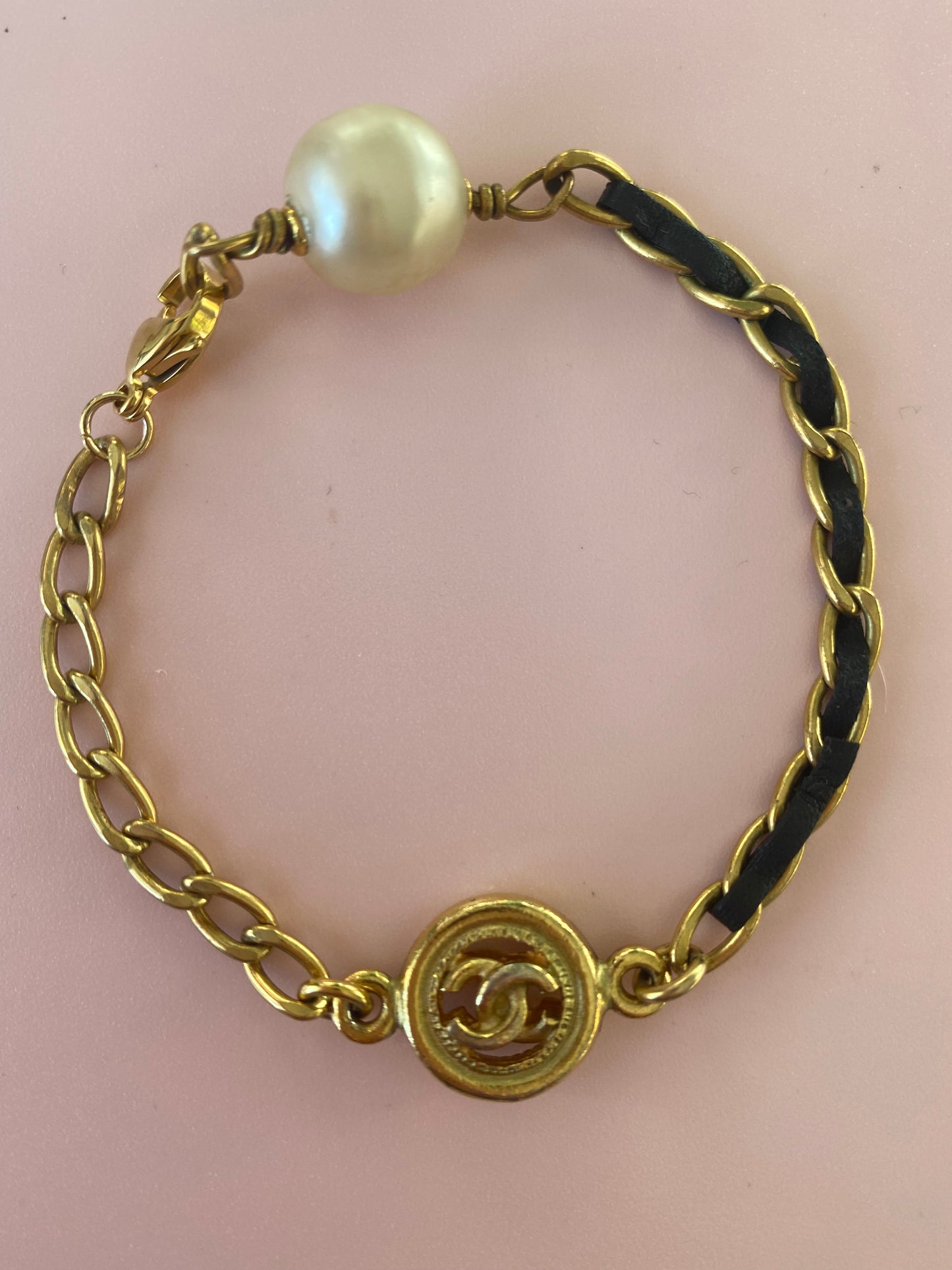 Authentic vintage Chanel reworked bracelet