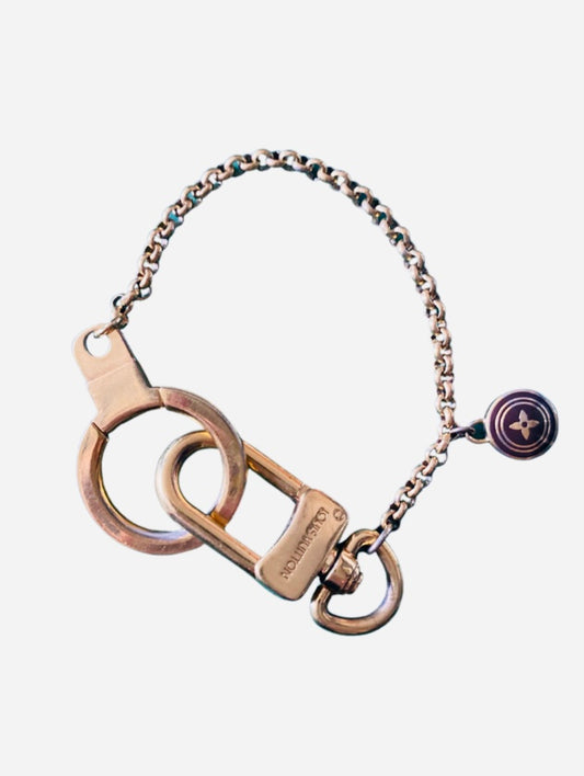 Rework Vintage Louis Vuitton Pastilles Silver Mini Lock Necklace