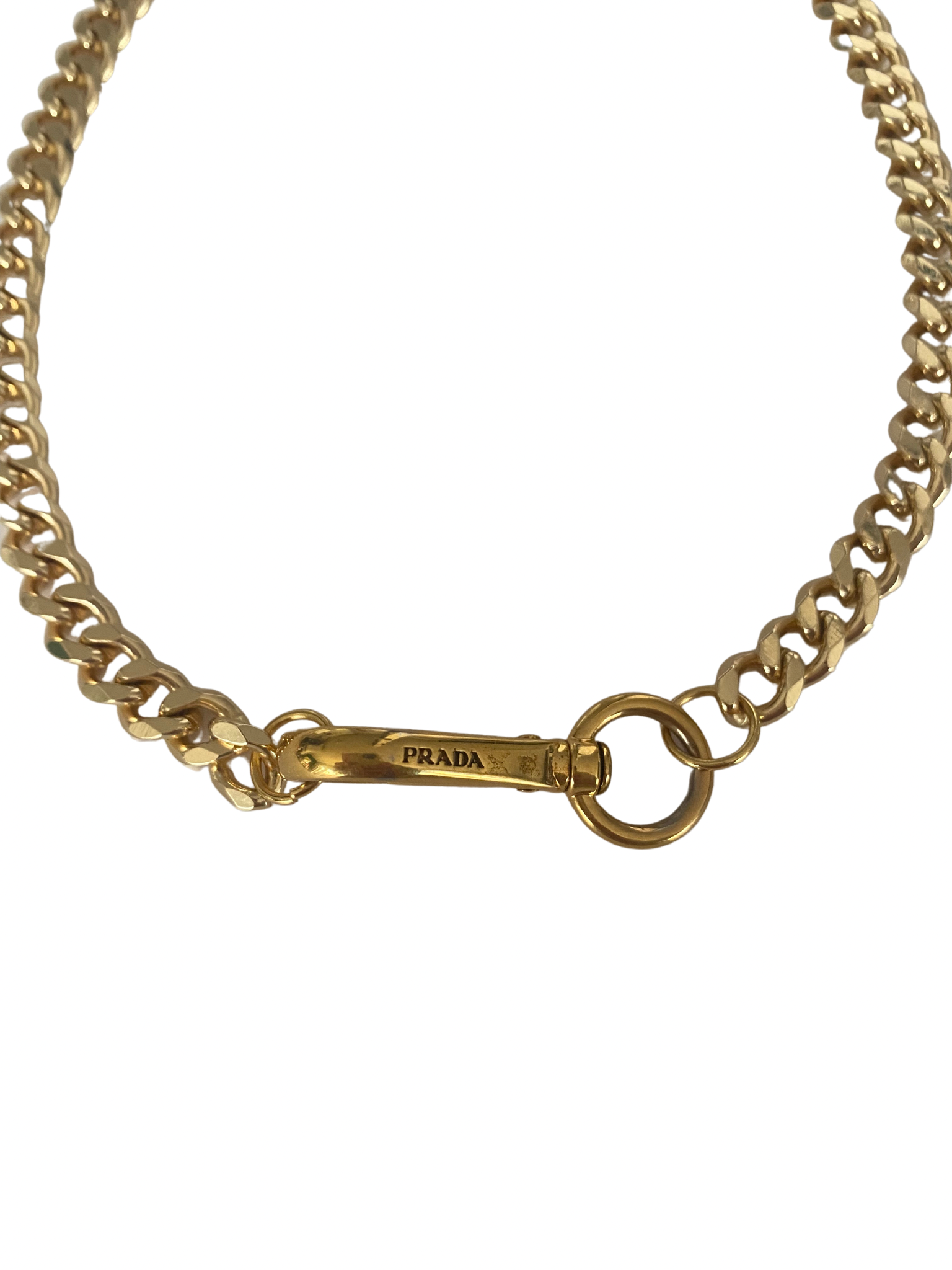 Avant Garde Prada Symbole Reworked Pendant Prada Necklace | Grailed