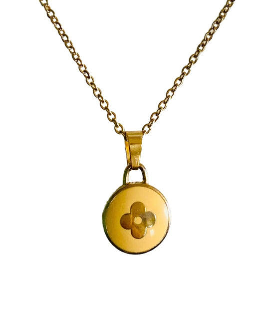 Authentic LOUIS VUITTON pastilles pendant reworked necklace