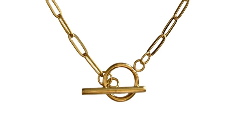 KIMBER 18 gold anti-tarnish chain necklace