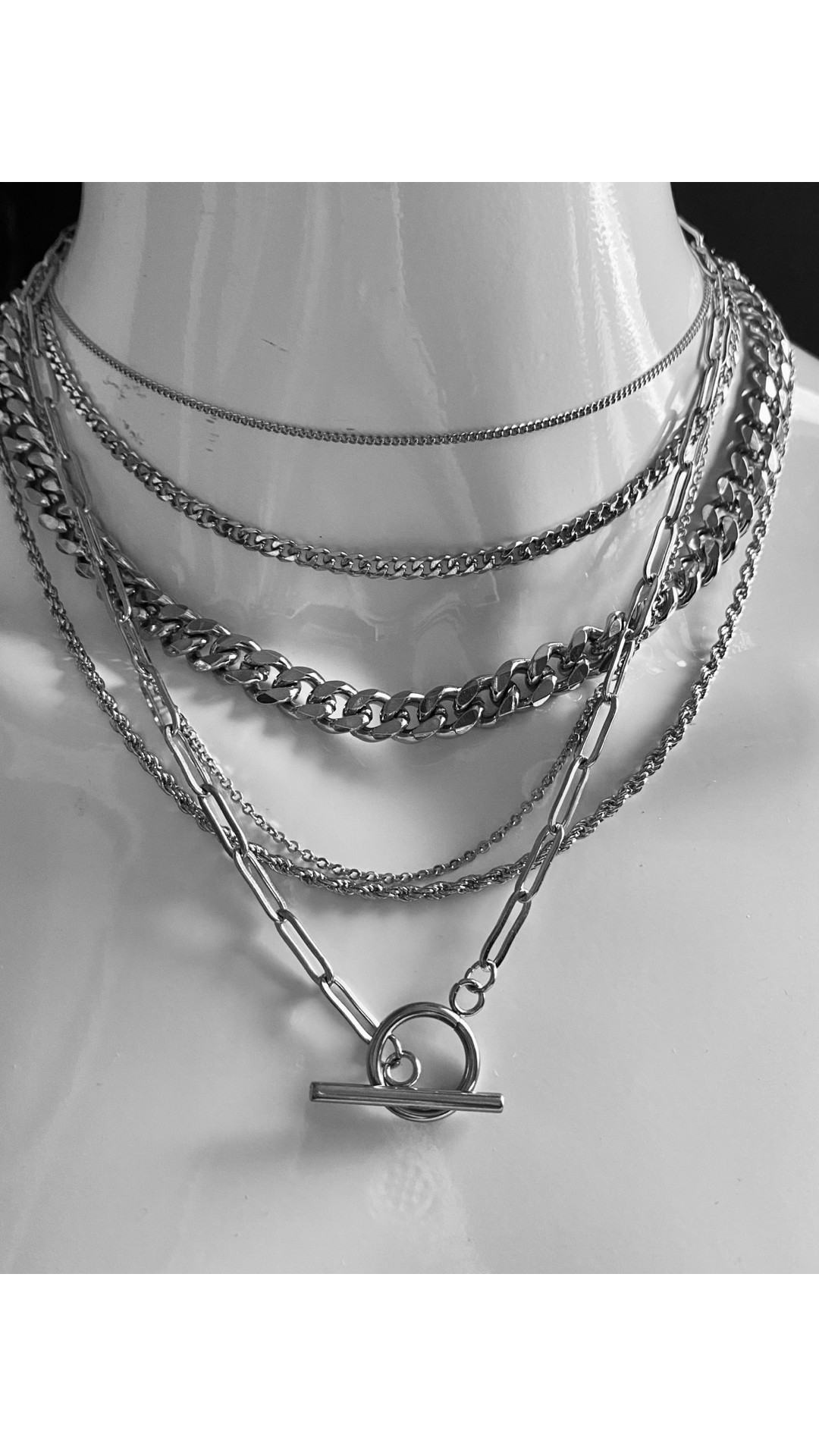 SLINK silver anti-tarnish chain necklace